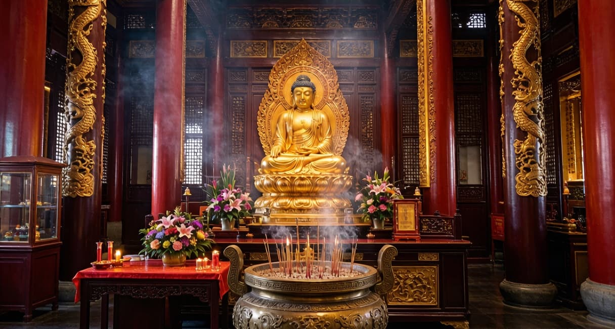 Shanghai Sacred Tour & Temple Vegetarian Lunch