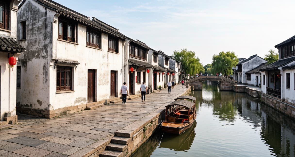 Suzhou Ancient Canal & Silk Culture view 2